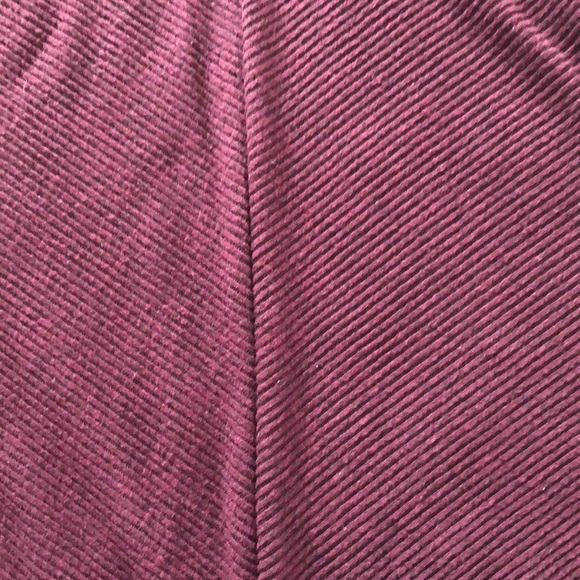 Burgundy light weight ribbed cowl neck sweater. - Picture 12 of 12